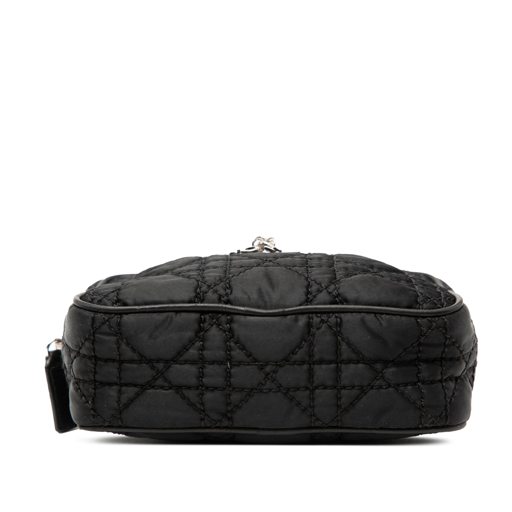 Nylon Cannage Charm Trousse Cosmetic Bag - Image 3
