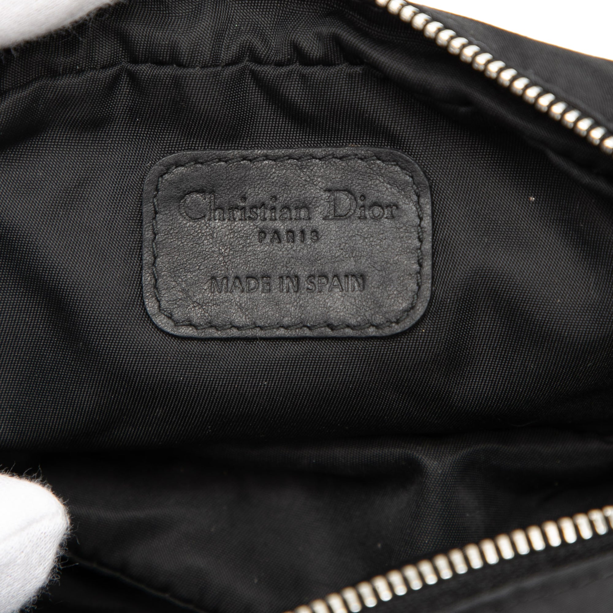 Nylon Cannage Charm Trousse Cosmetic Bag - Image 5