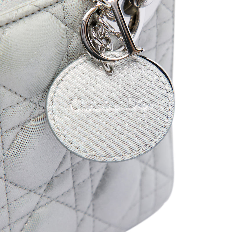 Mini Iridescent Lambskin Cannage Lady Dior - Image 5