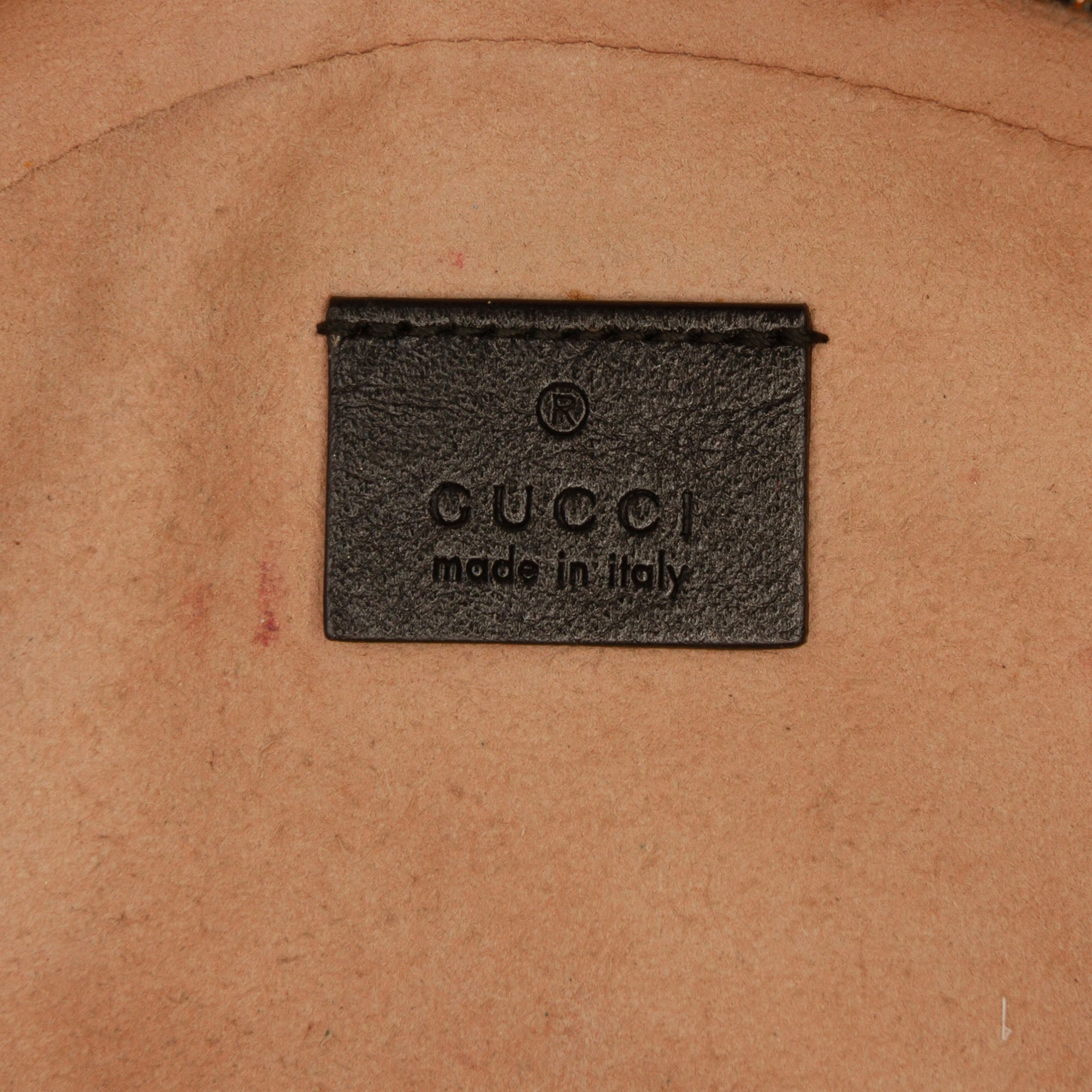 Mini GG Marmont Matelasse Leather Round Crossbody - Image 5