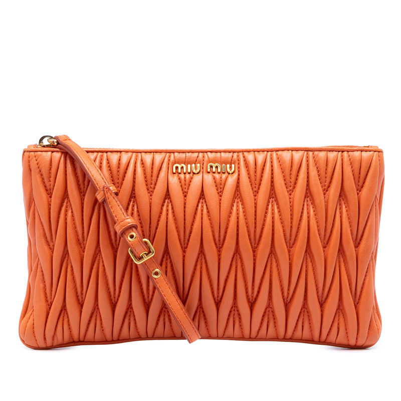 Matelasse Nappa Clutch