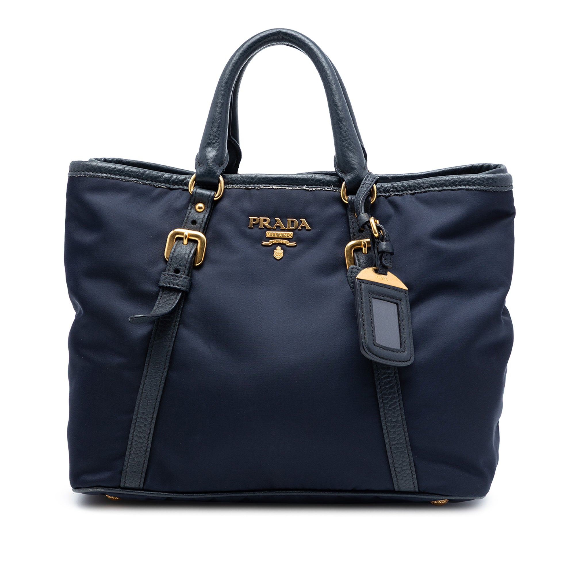 Vitello Daino Trimmed Tessuto Satchel - Image 1