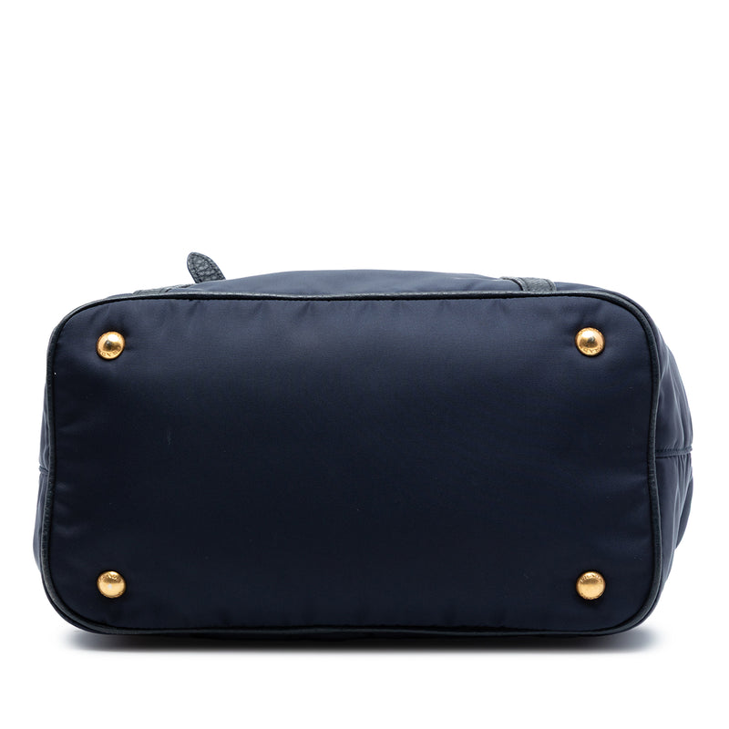 Vitello Daino Trimmed Tessuto Satchel - Image 3