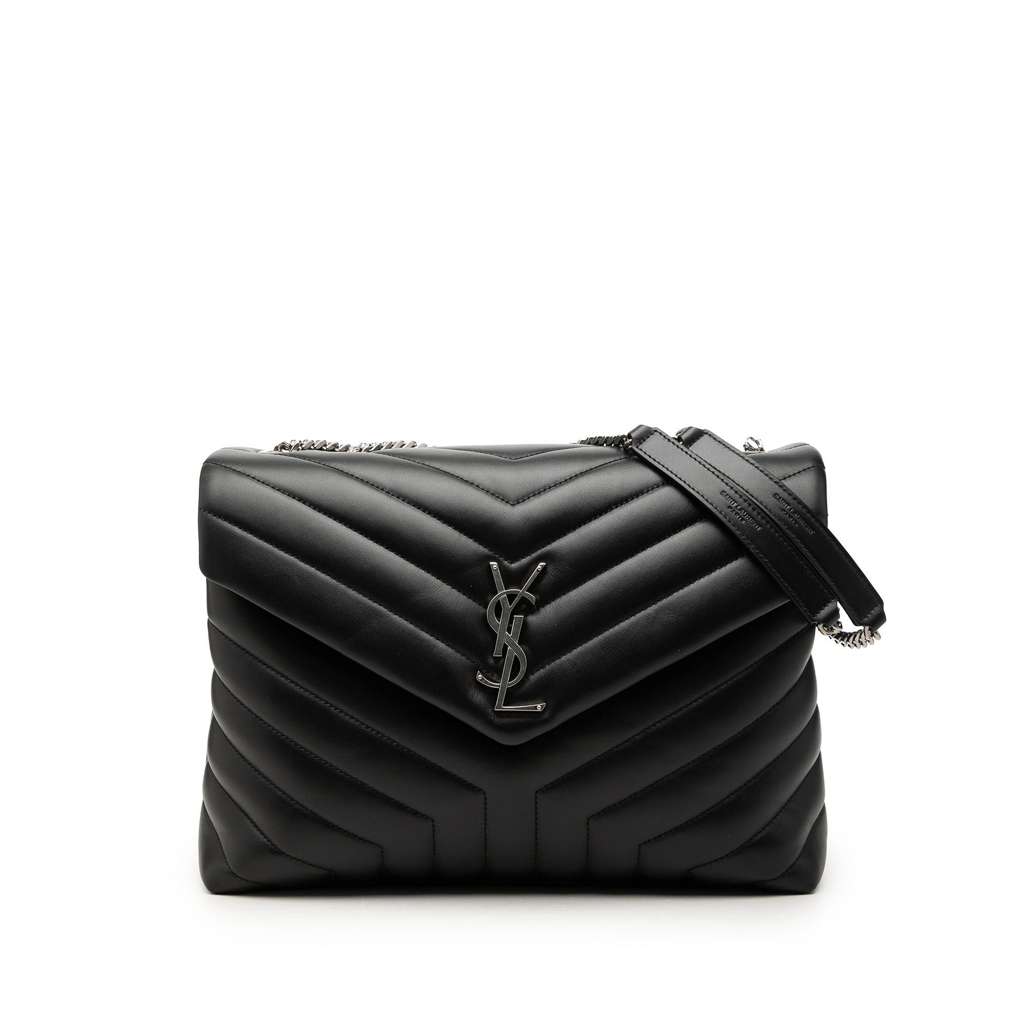 Medium Matelasse Calfskin Monogram LouLou Shoulder Bag - Image 1