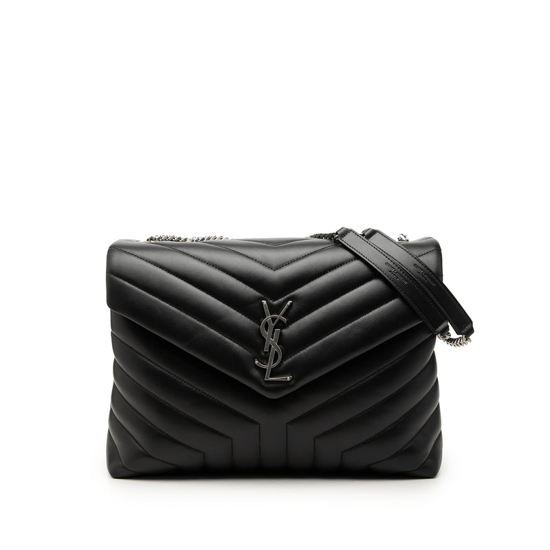Medium Matelasse Calfskin Monogram LouLou Shoulder Bag