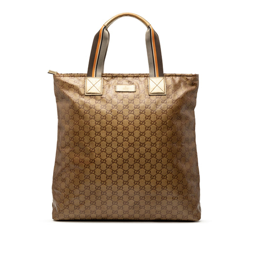 GG Crystal Vertical Web Tote - Image 1