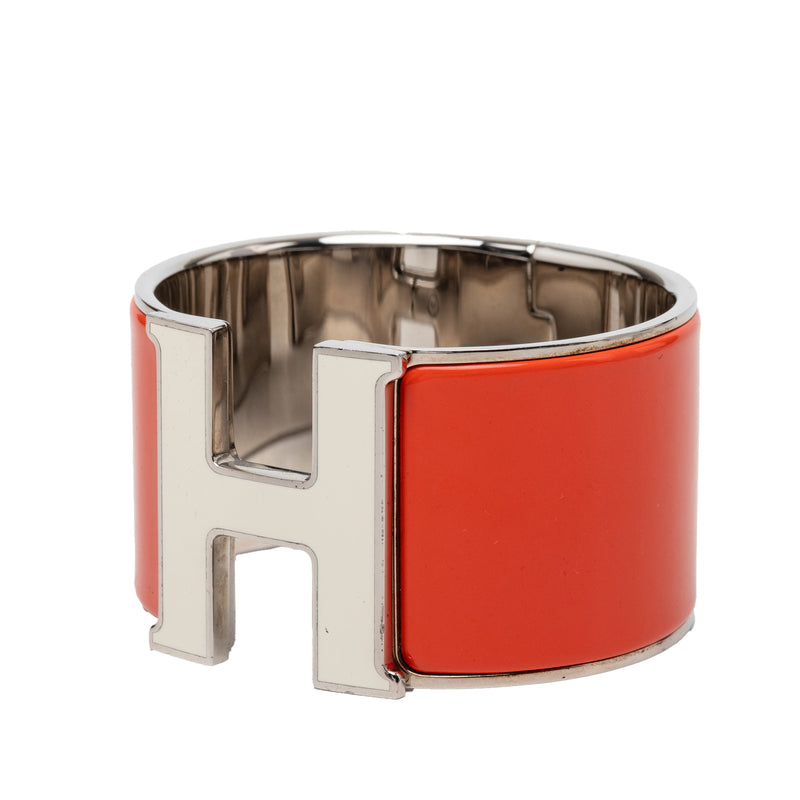 Extra Wide Enamel Clic Clac H Bracelet PM - Image 2