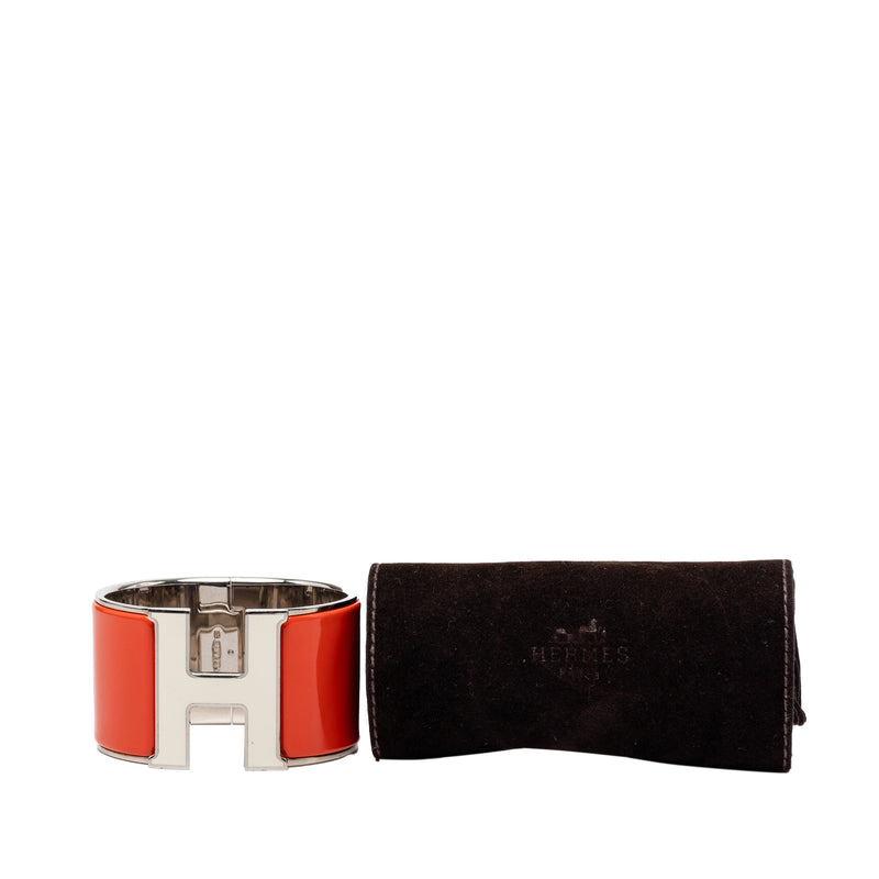Extra Wide Enamel Clic Clac H Bracelet PM - Image 6