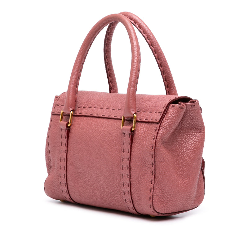 Mini Leather Selleria Linda Handbag - Image 2