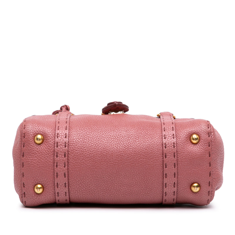 Mini Leather Selleria Linda Handbag - Image 3