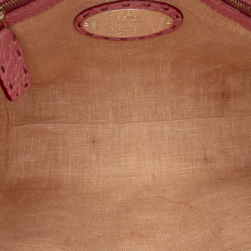 Mini Leather Selleria Linda Handbag - Image 4