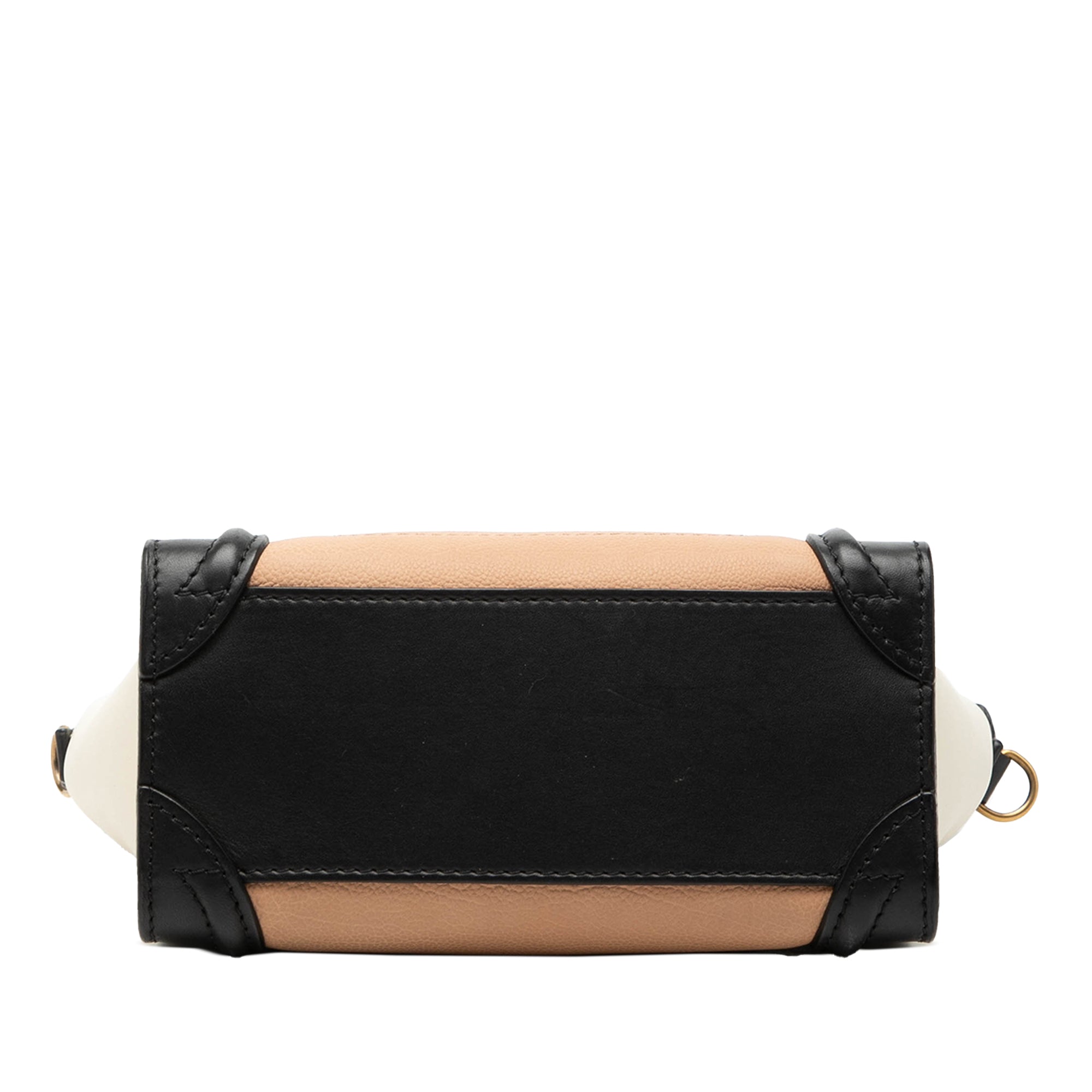Nano Tricolor Leather Luggage Tote - Image 3