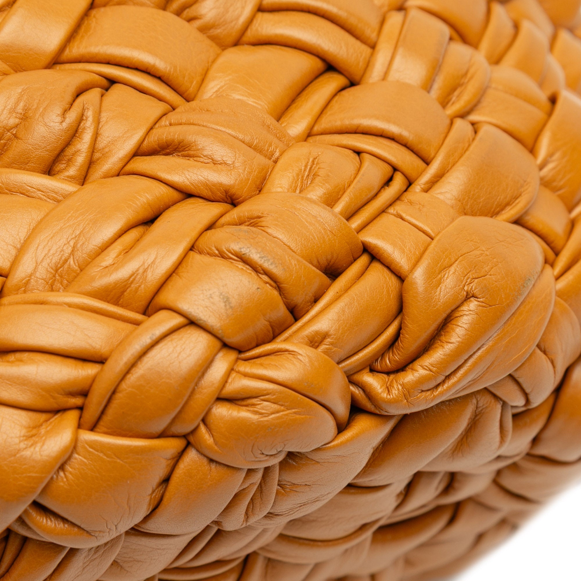 Small Calfskin Intreccio Kalimero Bucket Bag - Image 11