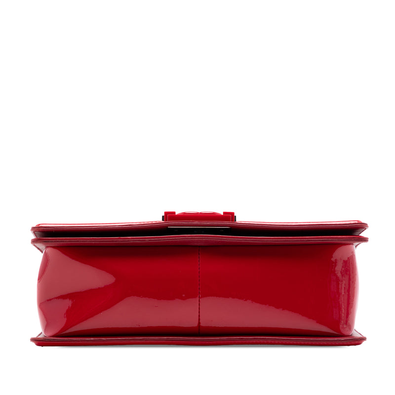 Old Medium Quilted Patent Acrylic Boy Flap - Image 3