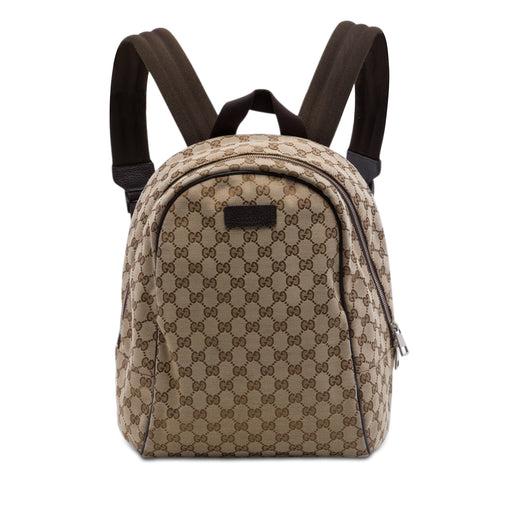 GG Canvas Backpack - Image 1