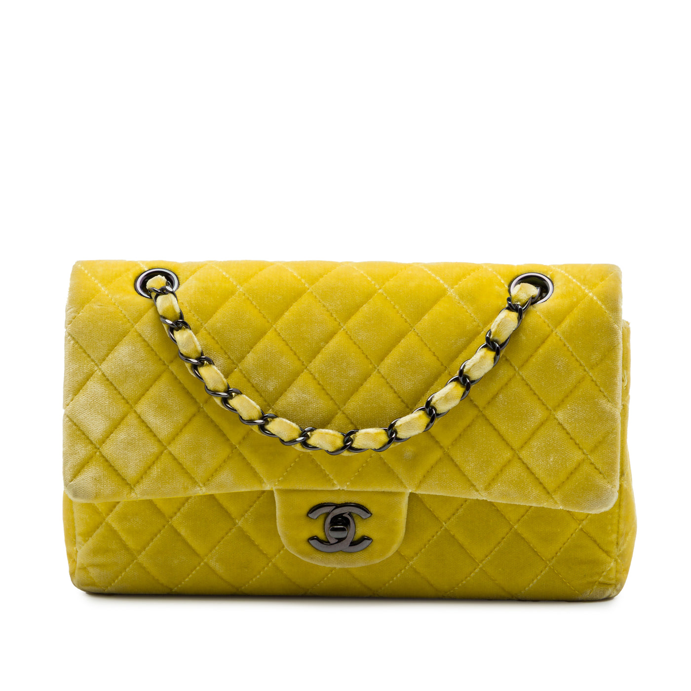 Medium Classic Velvet Double Flap - Image 1