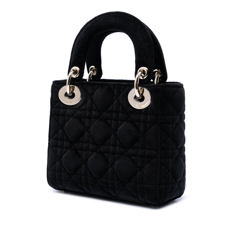 Mini Velvet Cannage Lady Dior - Image 2