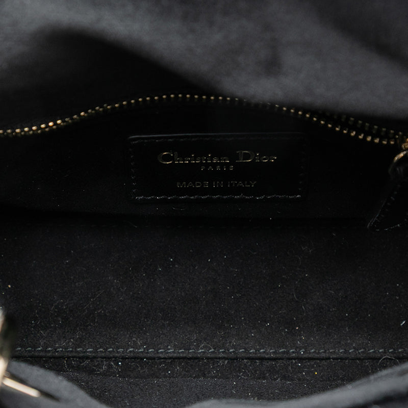 Mini Velvet Cannage Lady Dior - Image 4
