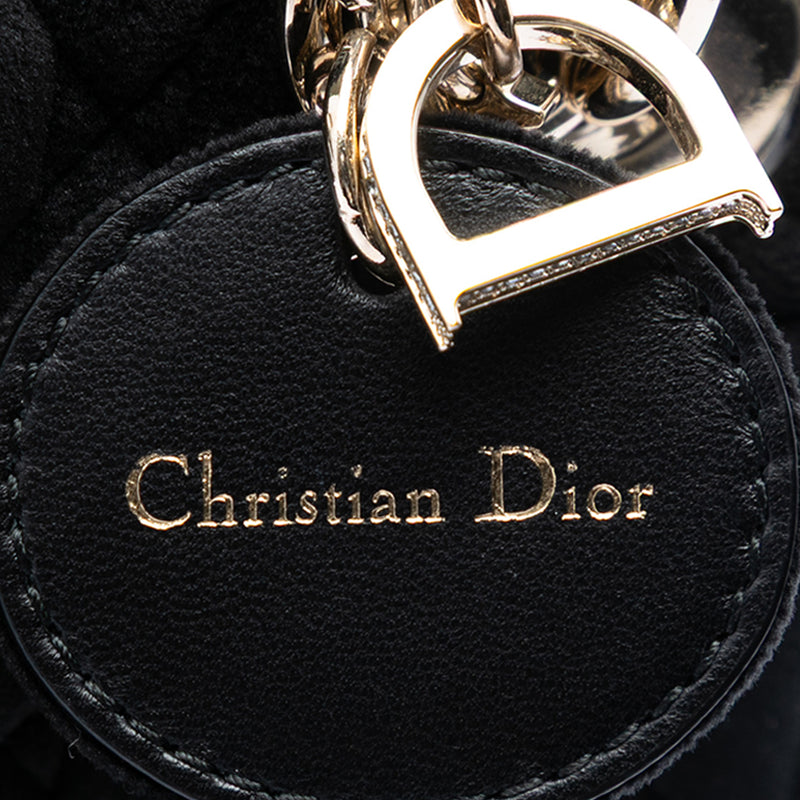 Mini Velvet Cannage Lady Dior - Image 5