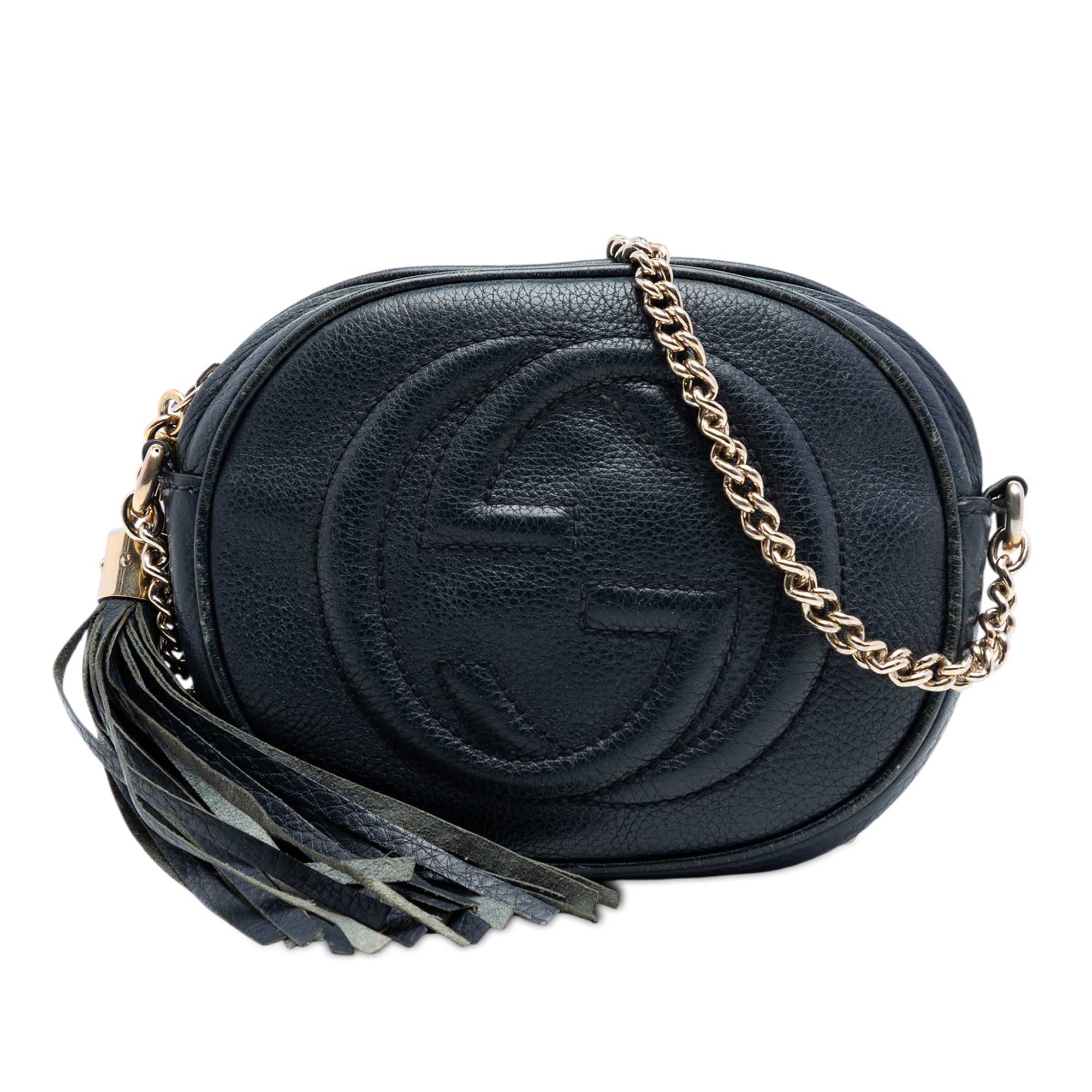 Mini Pebbled Calfskin Soho Chain Crossbody - Image 1