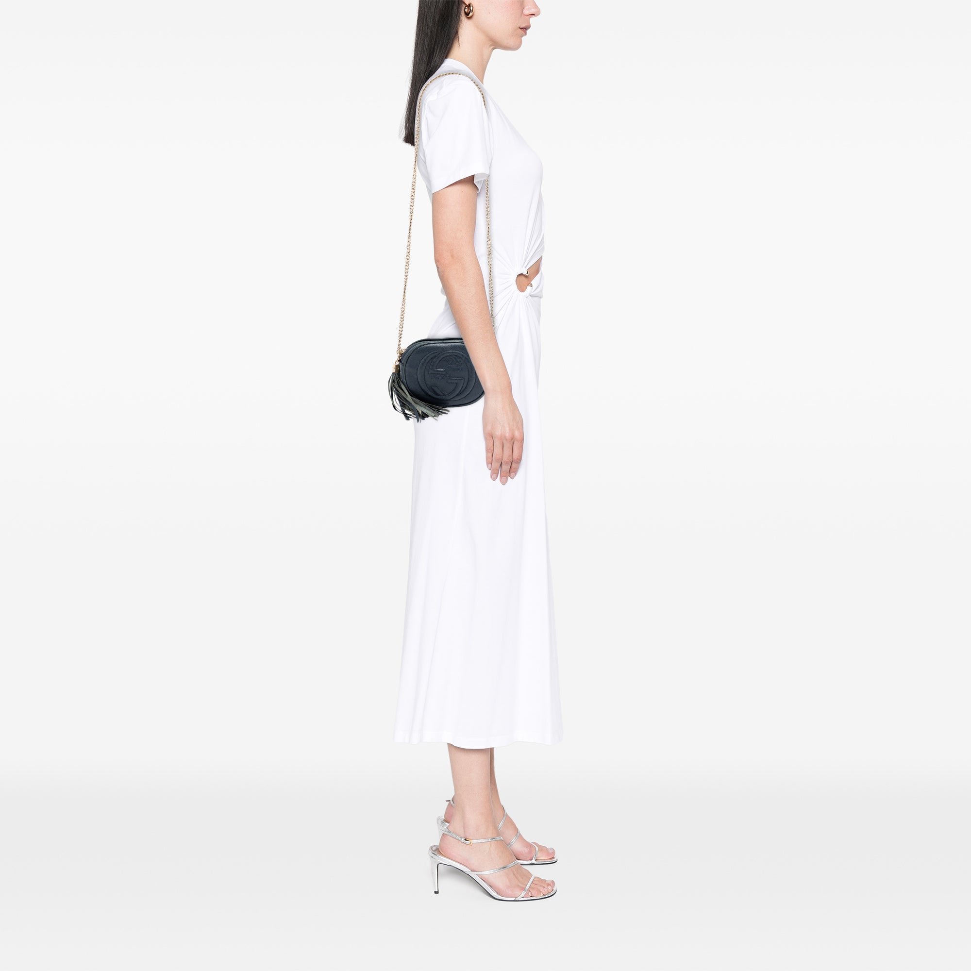 Mini Pebbled Calfskin Soho Chain Crossbody - Image 7