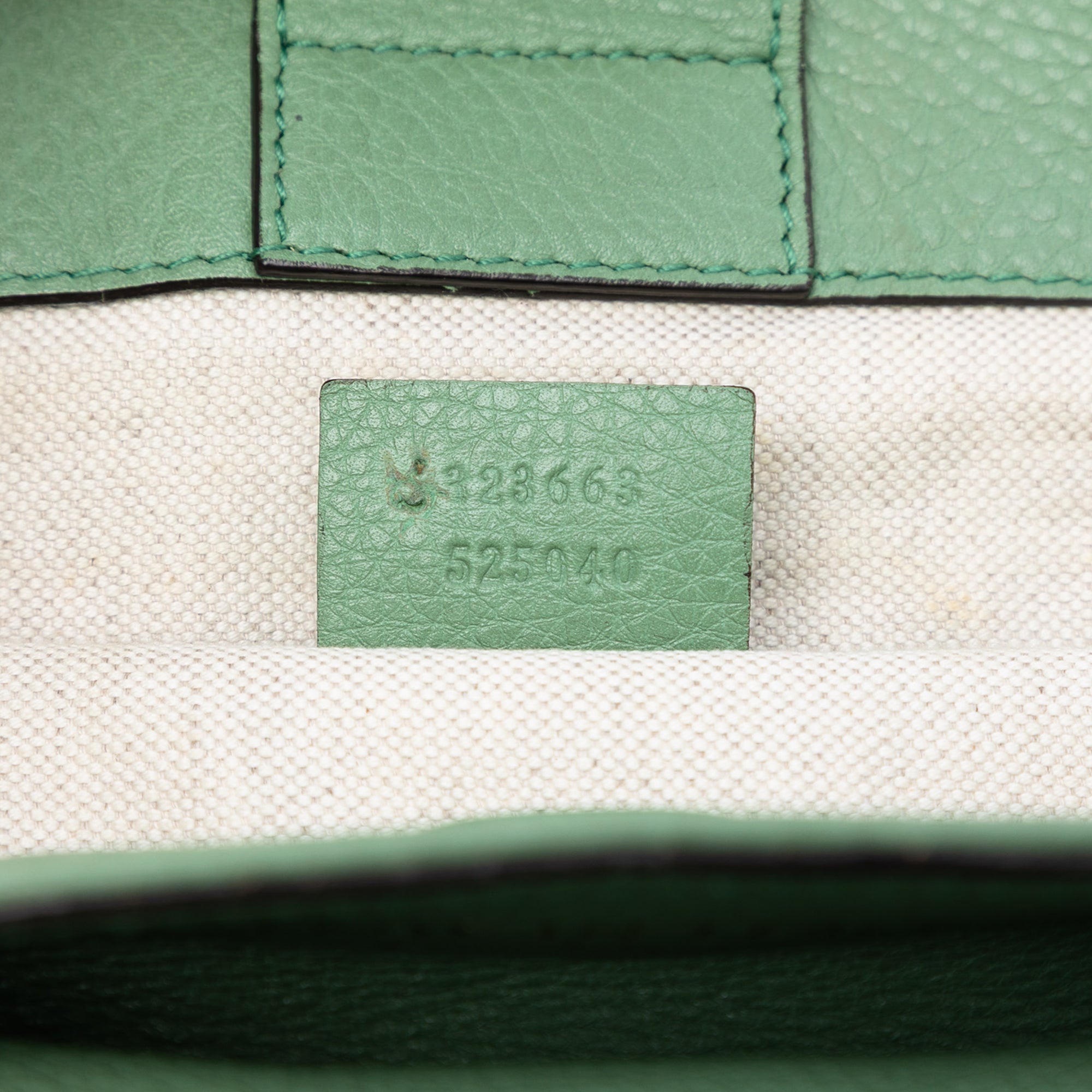 Tall Leather Bamboo Shopper Tote - Image 5