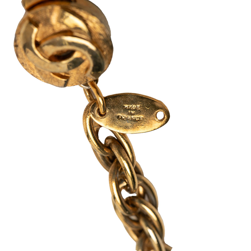 CC Gold Plated Centaur Medallion Pendant Necklace - Image 4