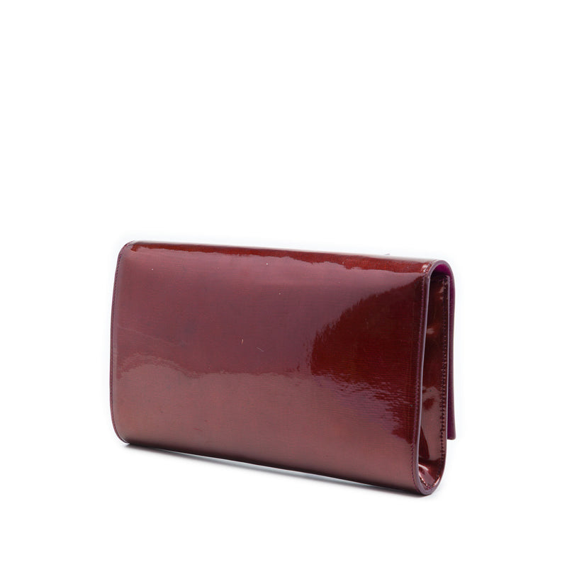Large Patent Belle De Jour Clutch - Image 2