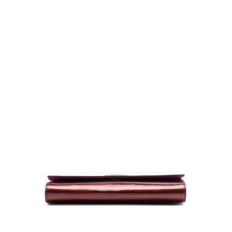 Large Patent Belle De Jour Clutch - Image 3