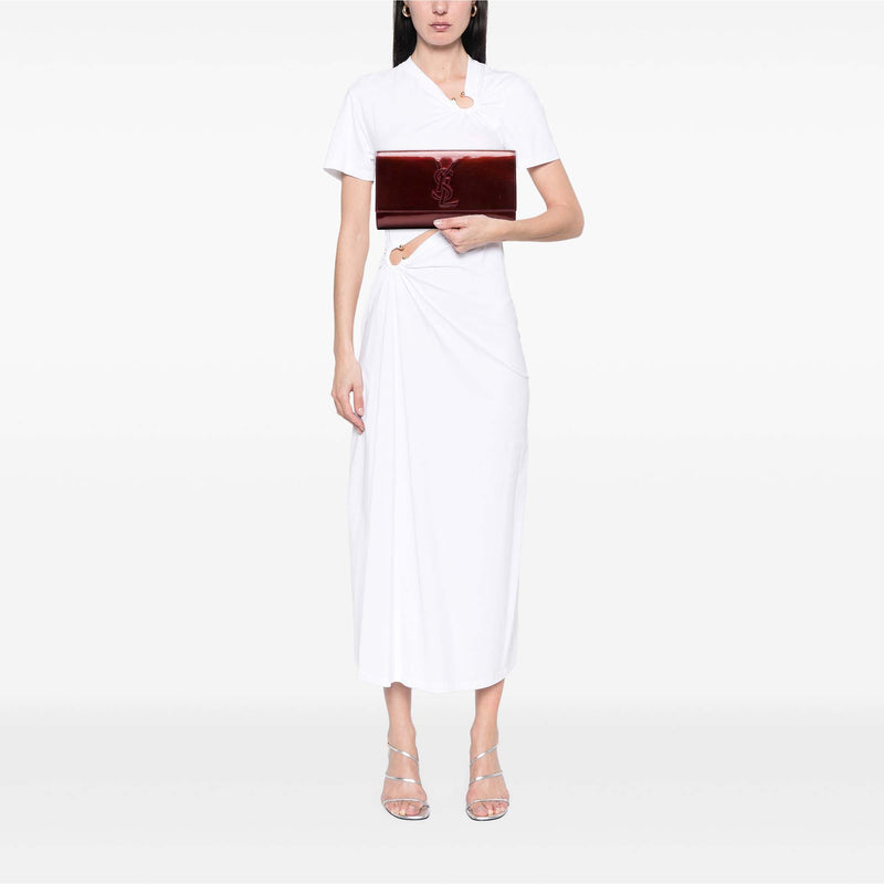 Large Patent Belle De Jour Clutch - Image 6