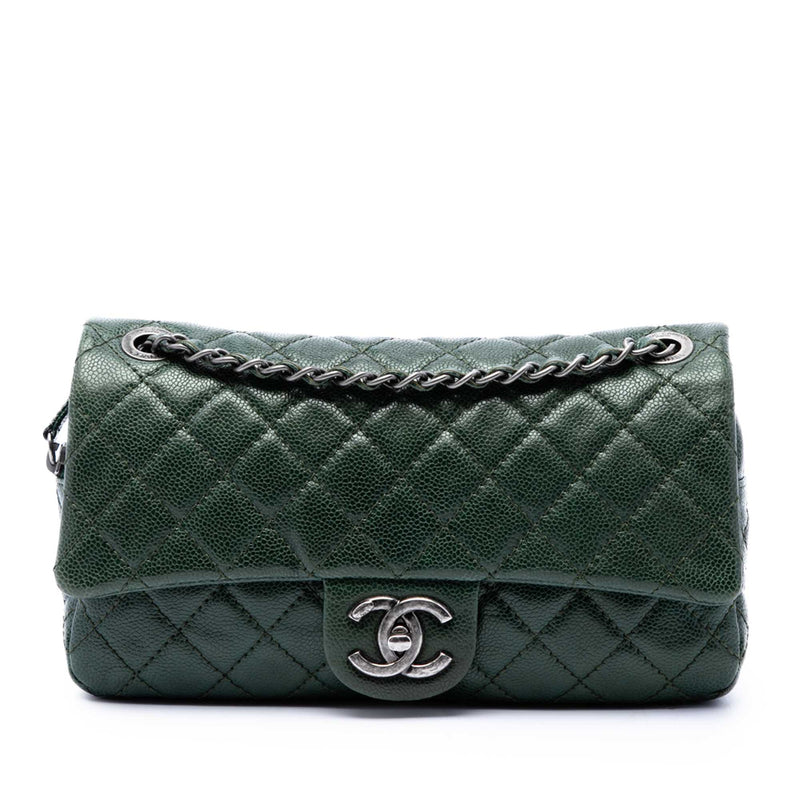 Medium Quilted Caviar Easy Flap - Image 2