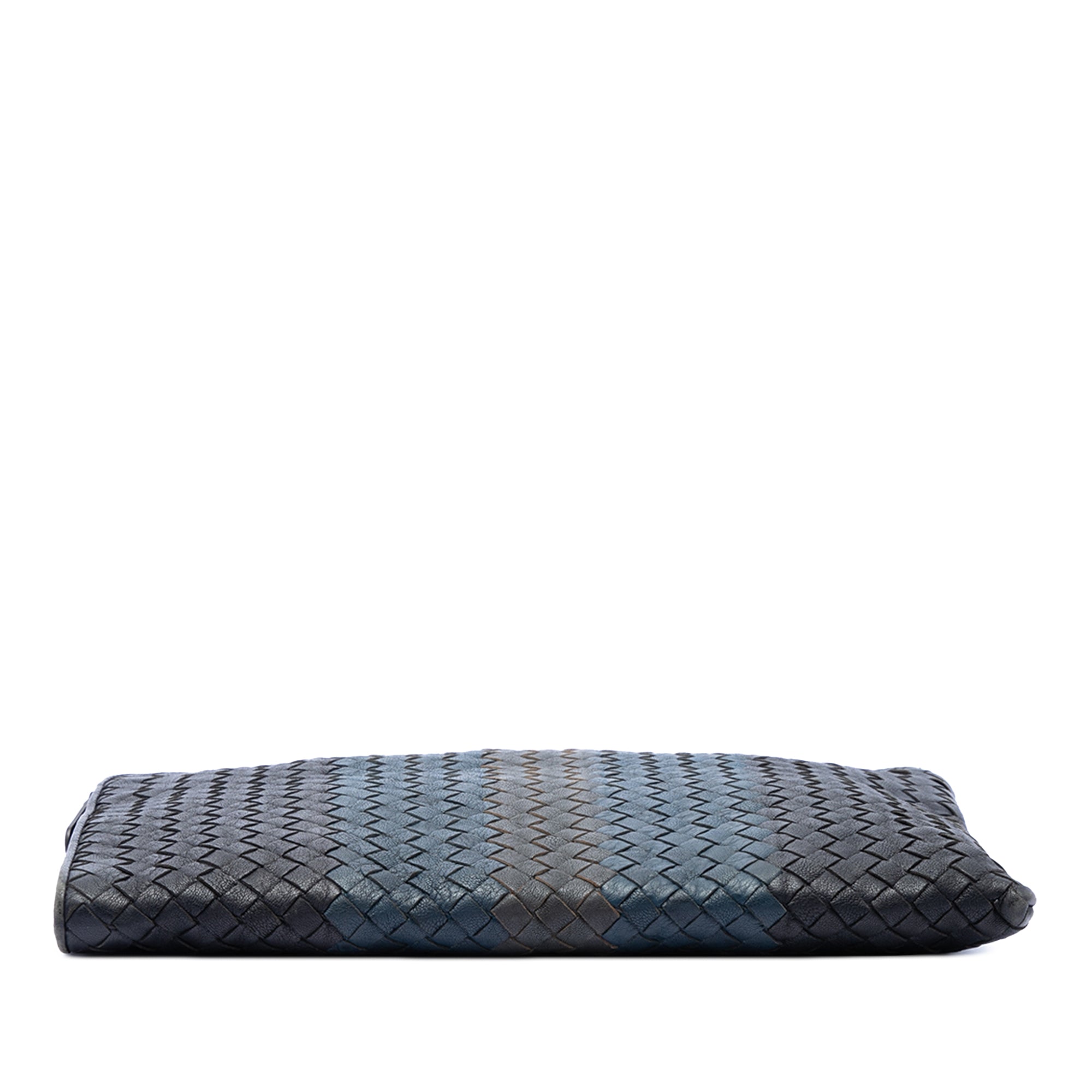 Tricolor Nappa Intrecciato Clutch - Image 3