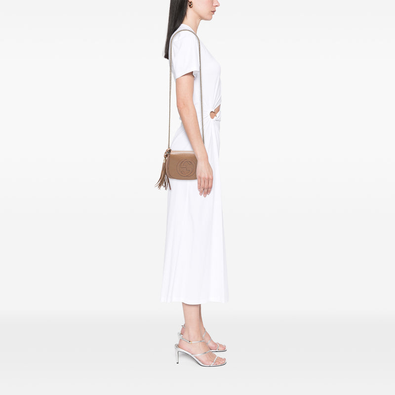 Small Patent Soho Chain Flap Crossbody - Image 6
