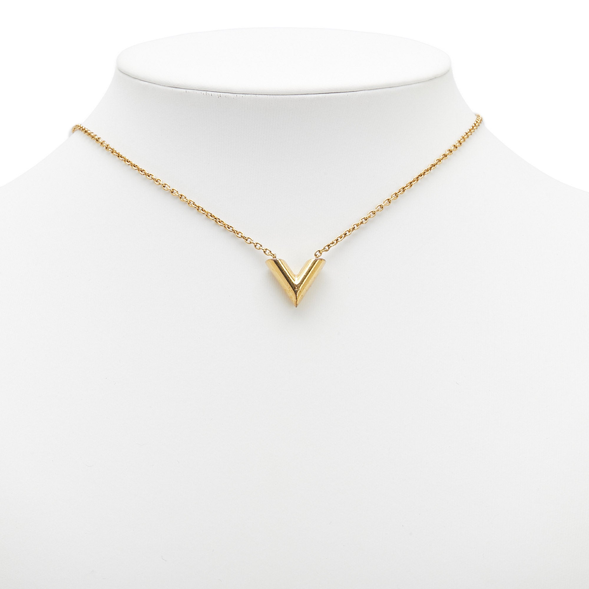 Gold Plated Essential V Necklace - Image 6