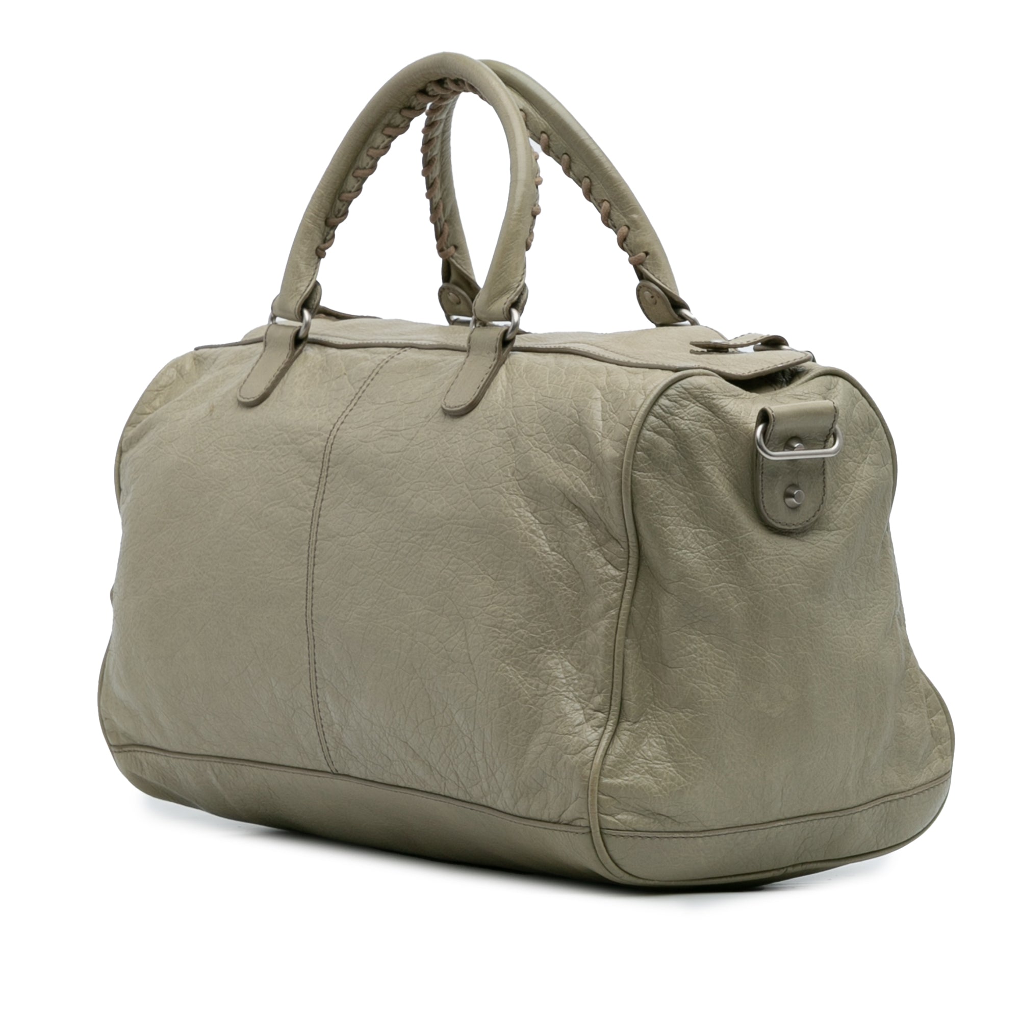 Small Lambskin Motocross Classic Squash Duffle Bag - Image 2
