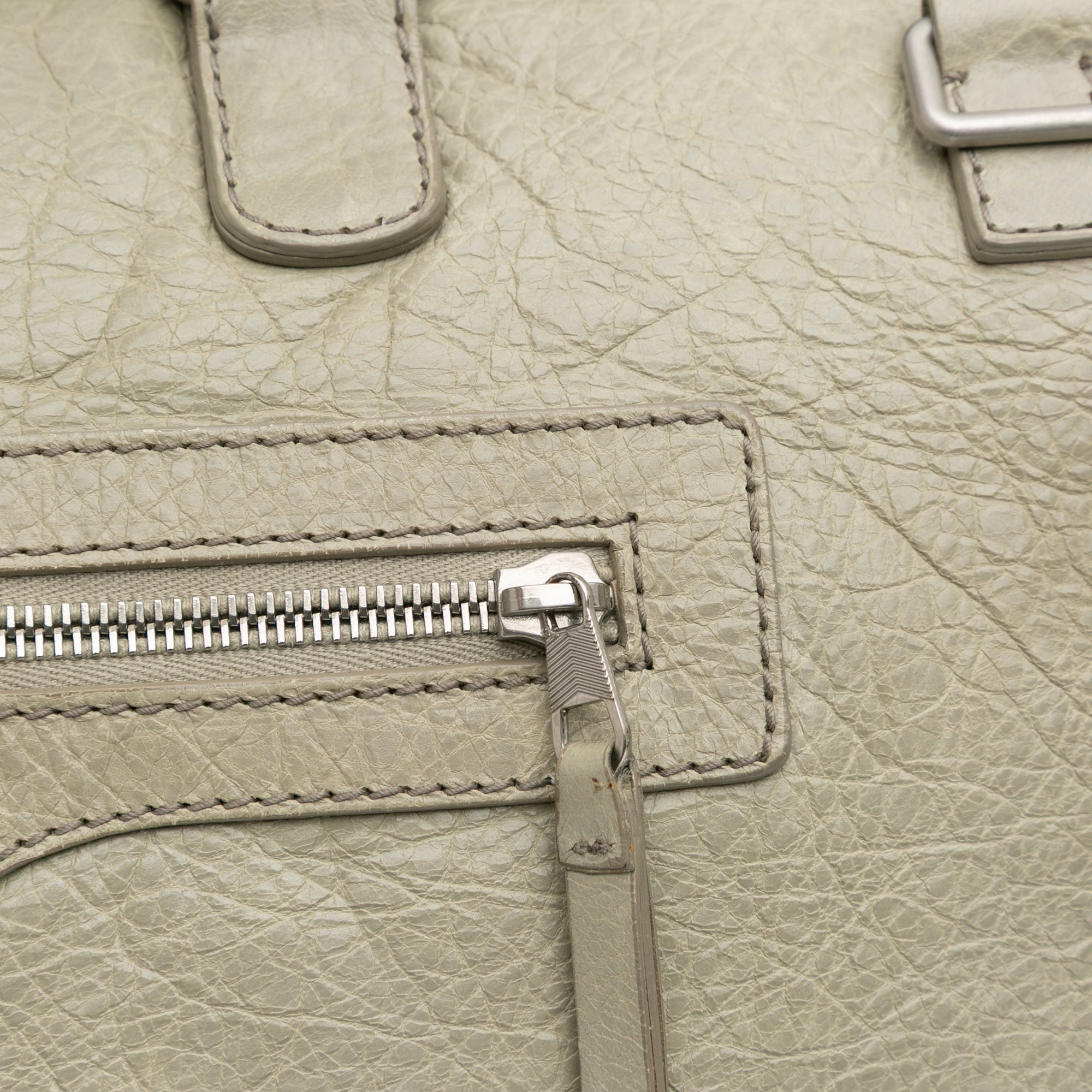 Small Lambskin Motocross Classic Squash Duffle Bag - Image 8