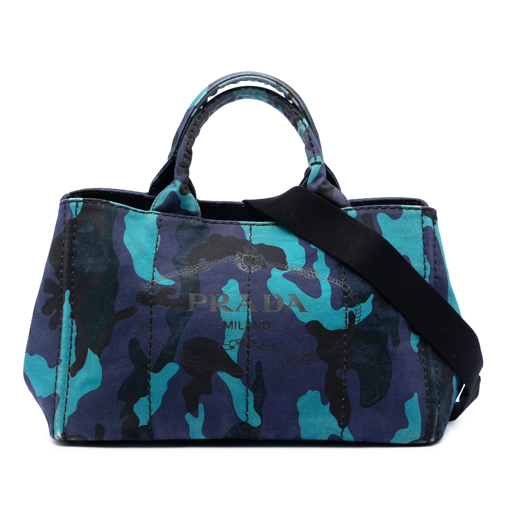 Canvas Canapa Logo Camouflage Satchel - Image 1