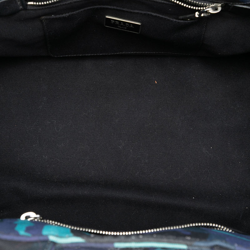 Canvas Canapa Logo Camouflage Satchel - Image 4