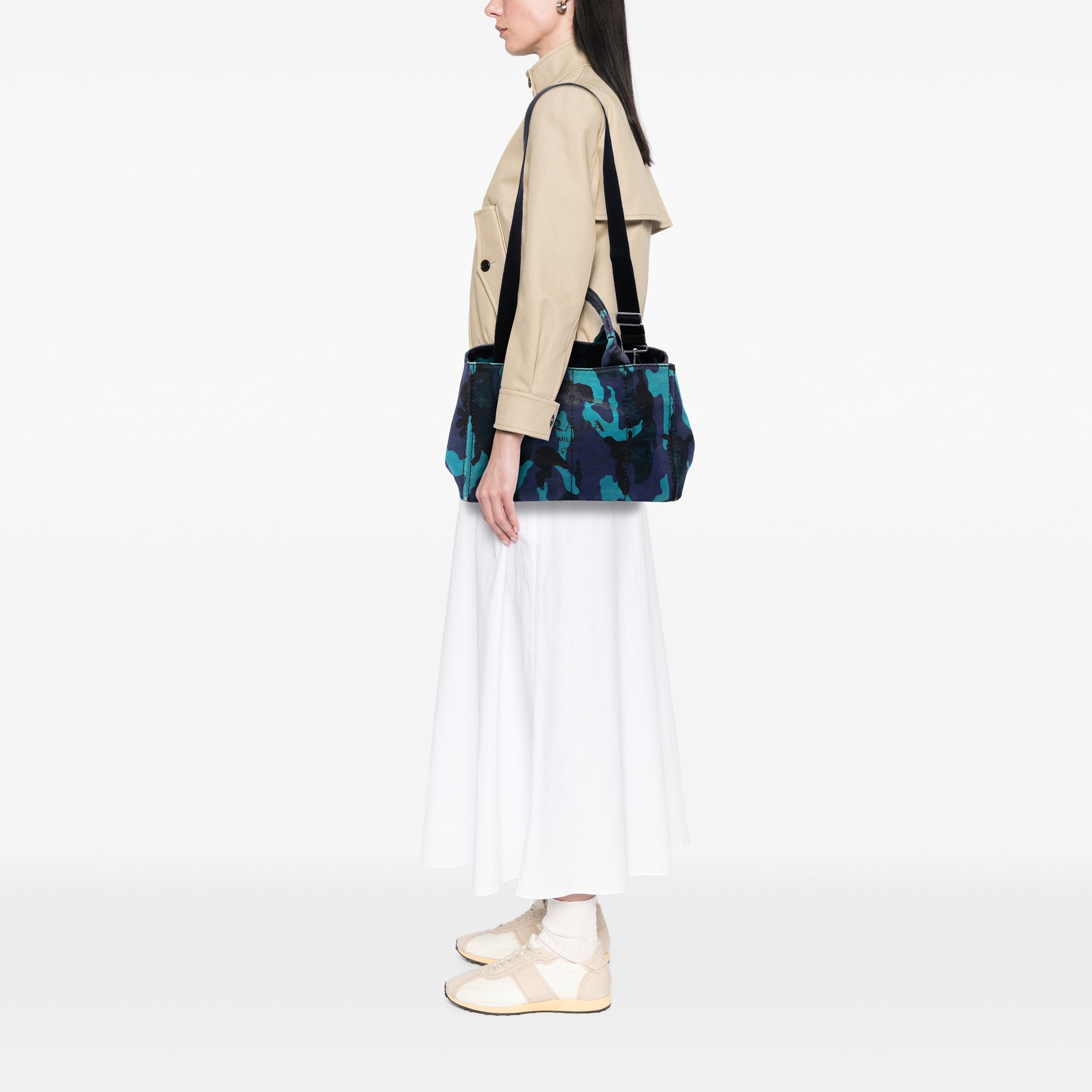 Canvas Canapa Logo Camouflage Satchel - Image 6