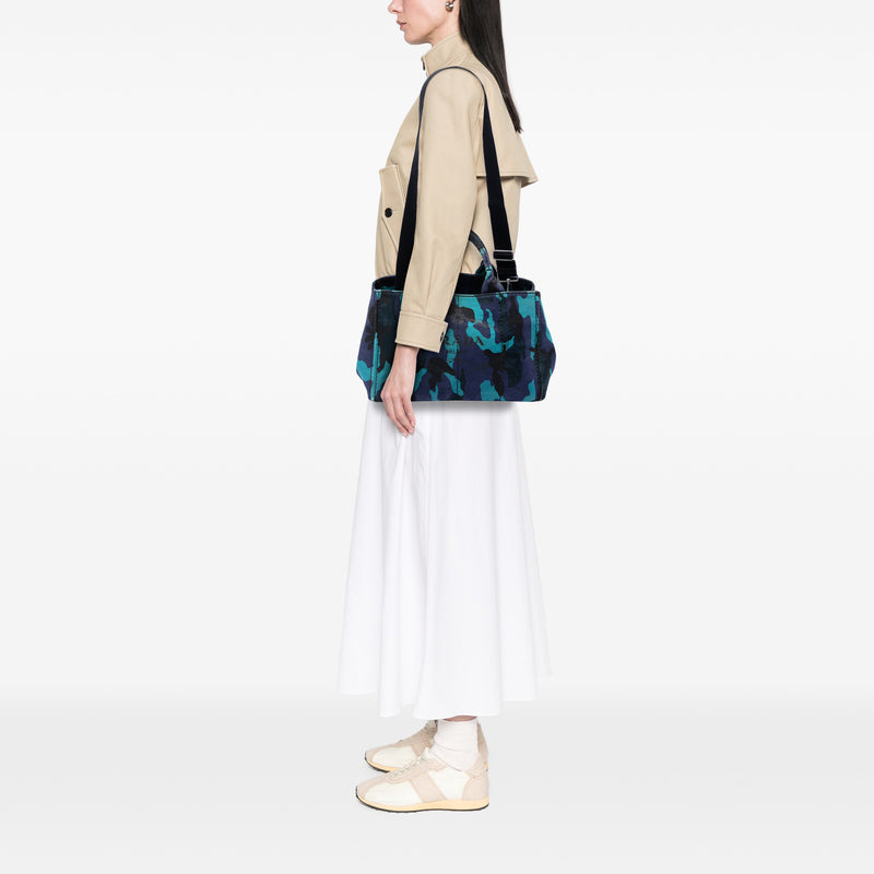 Canvas Canapa Logo Camouflage Satchel - Image 6