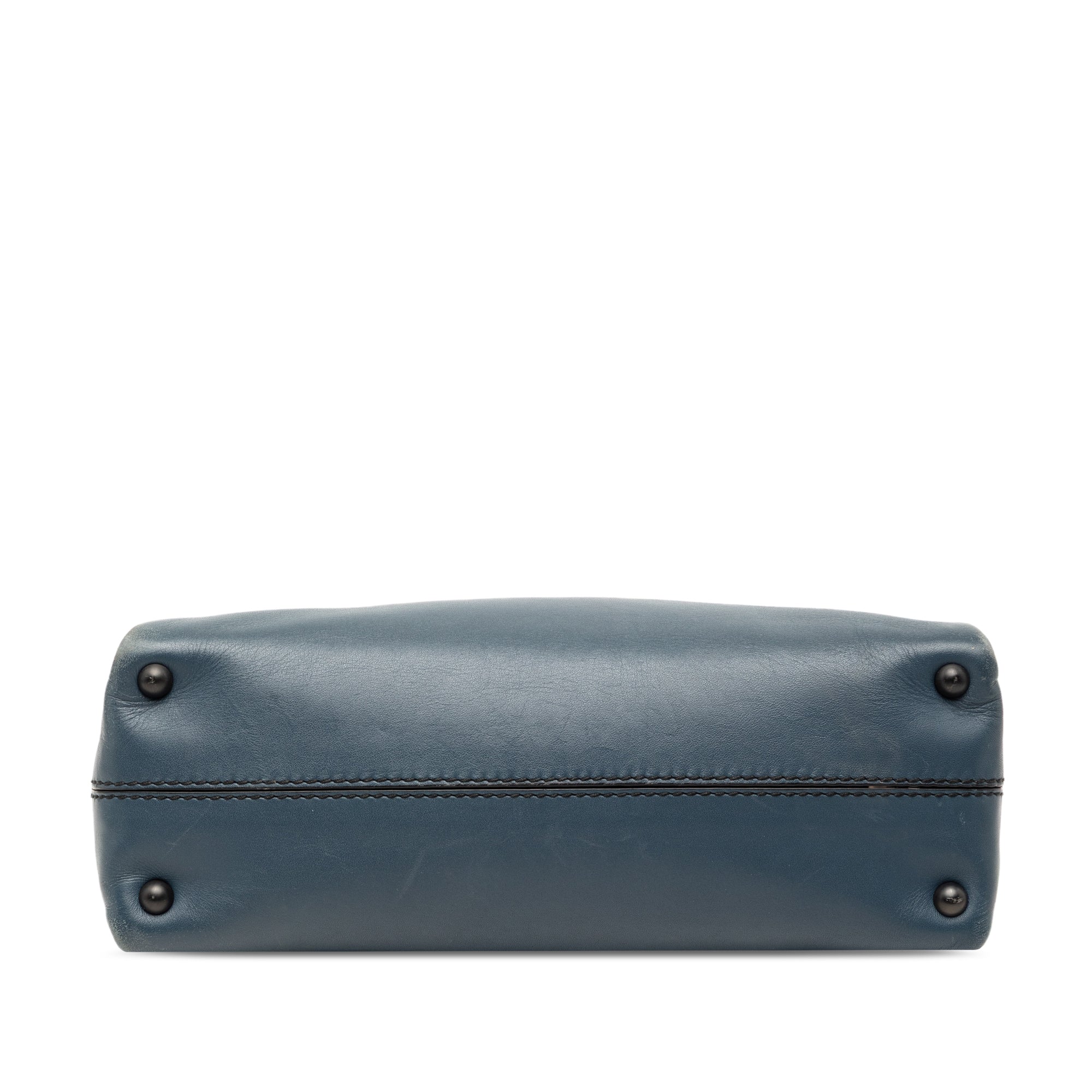 Small Intrecciato Trimmed Nappa Piazza Top Handle Satchel - Image 3