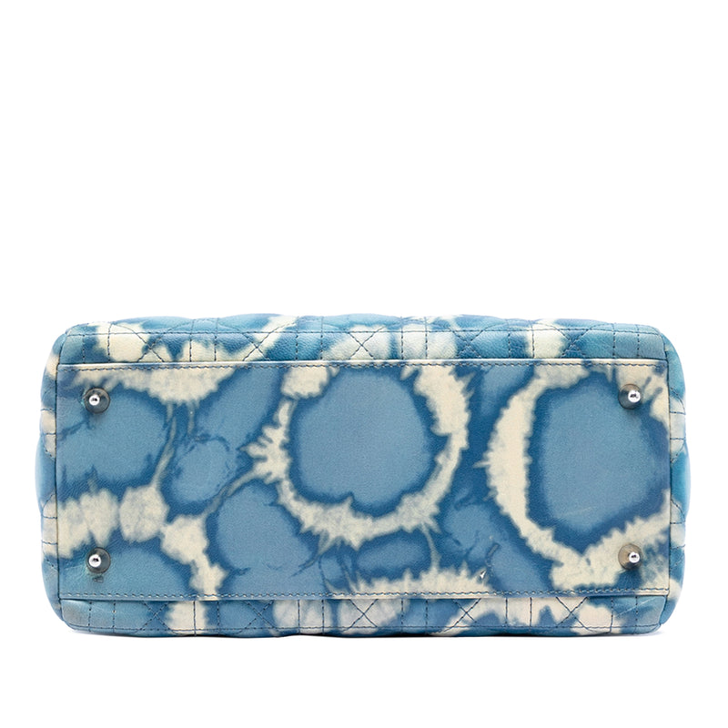 Medium Calfskin Tie Dye Print Lady Dior - Image 3