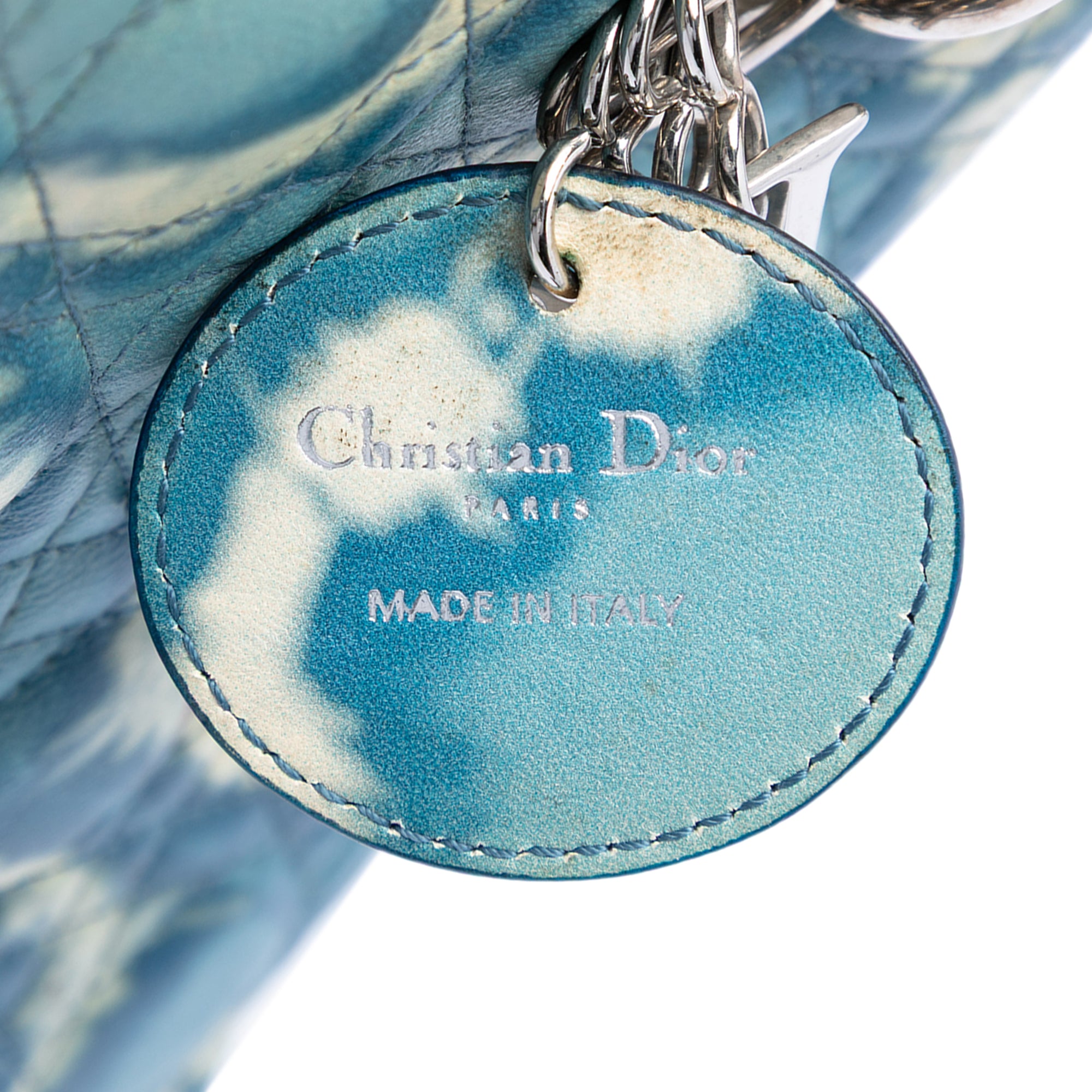 Medium Calfskin Tie Dye Print Lady Dior - Image 5