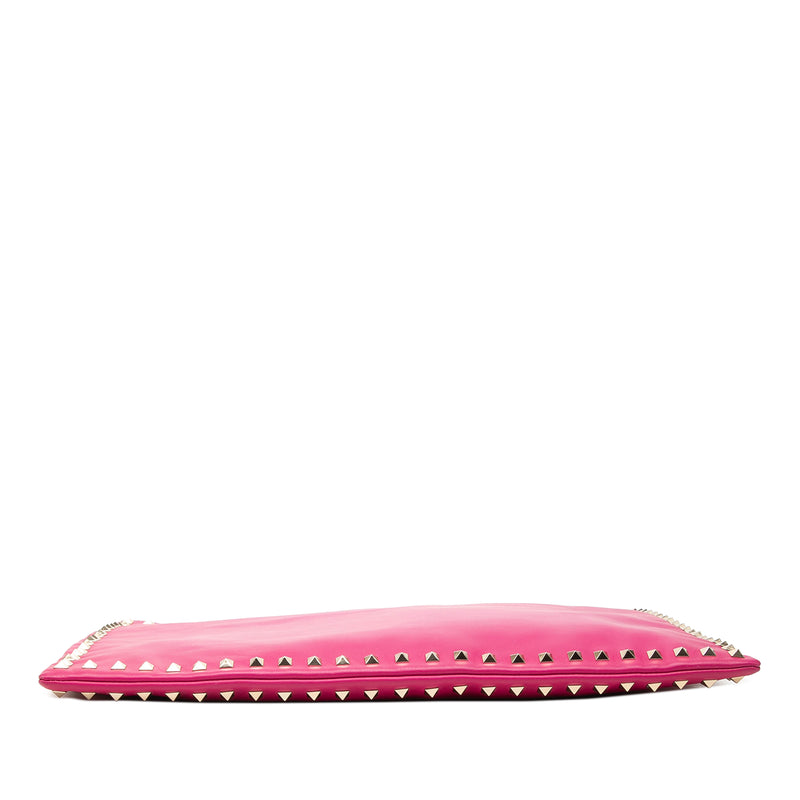 Large Leather Rockstud Clutch - Image 3