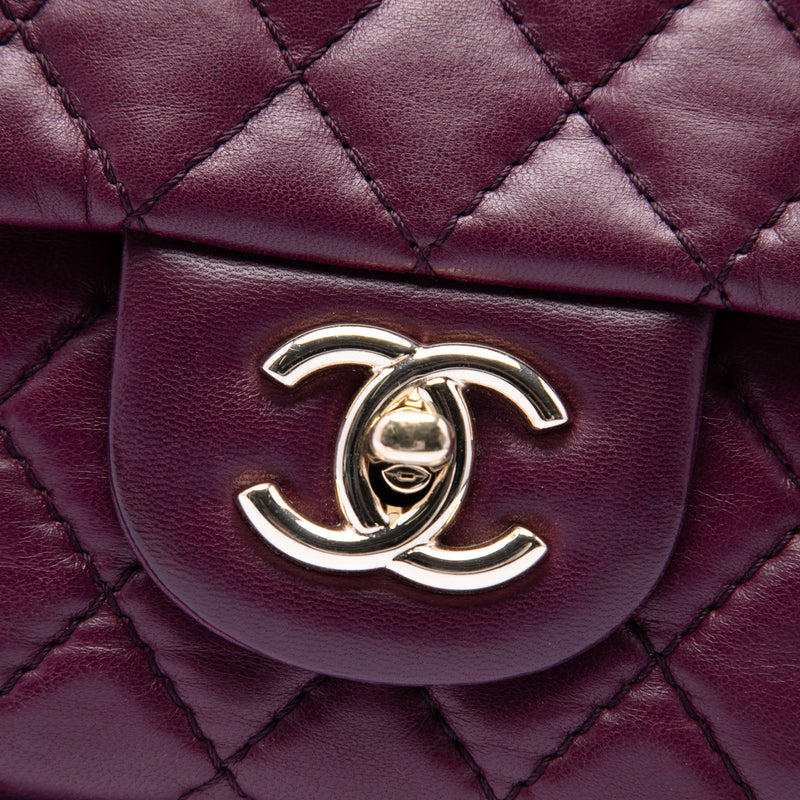 Classic Lambskin East West Single Flap - Image 5