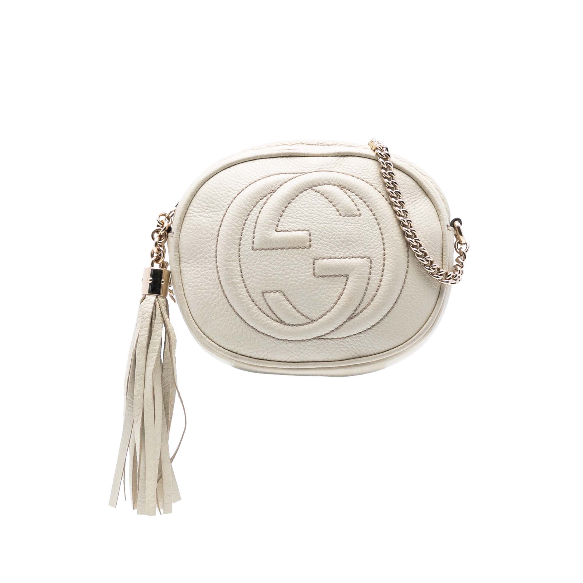 Mini Pebbled Calfskin Soho Chain Crossbody - Image 1