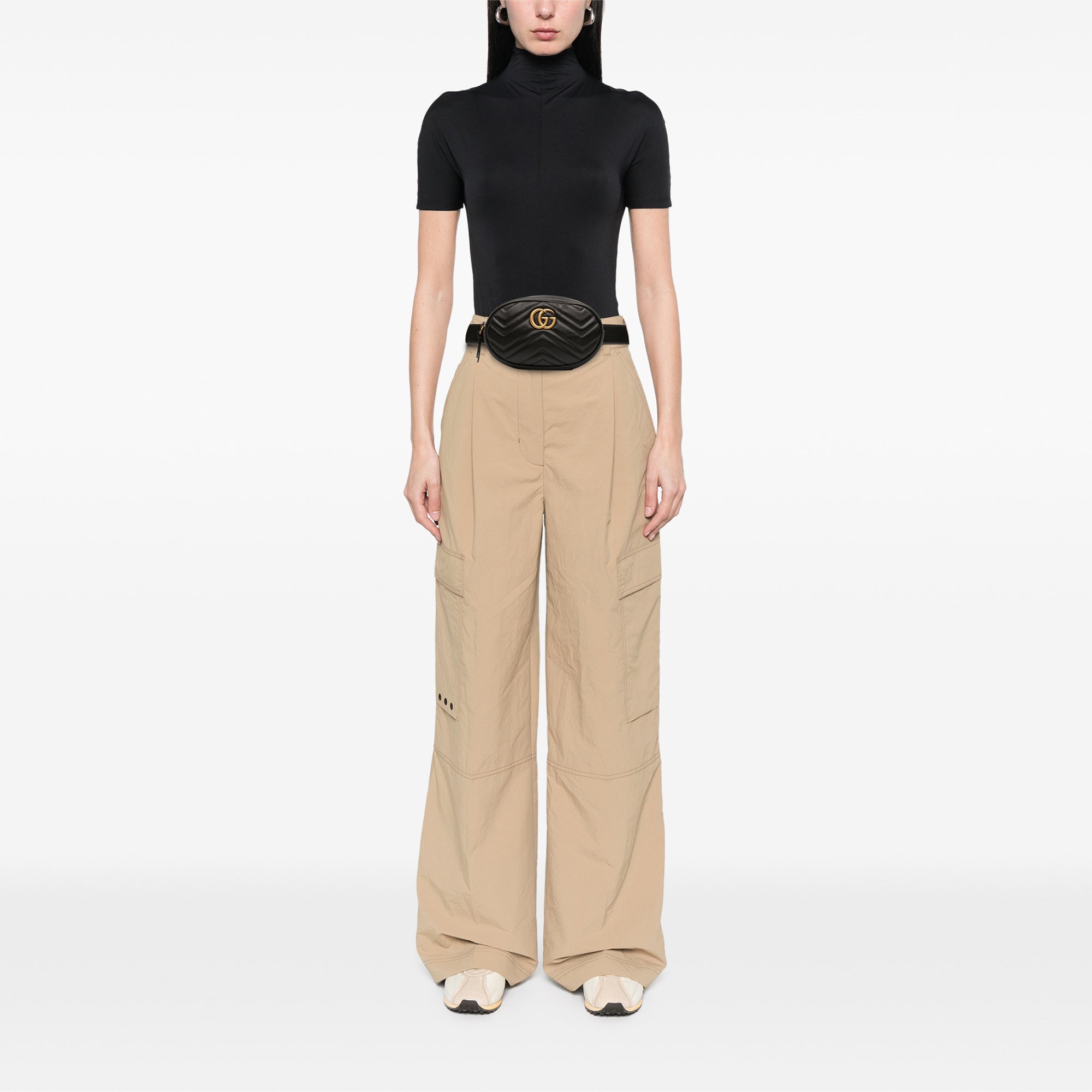 GG Marmont Matelasse Leather Belt Bag - Image 10