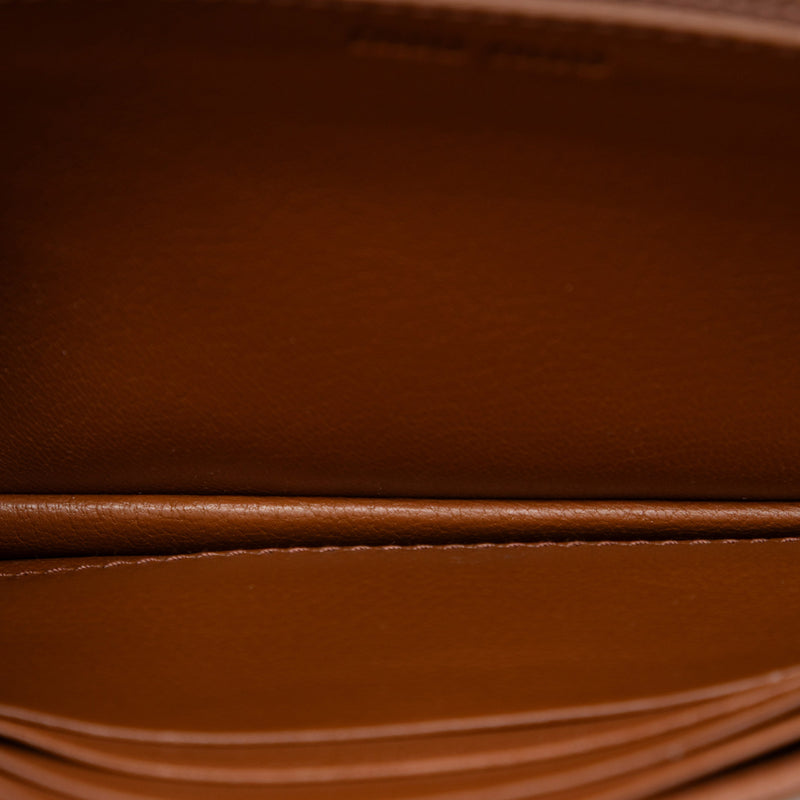 Studded Goatskin Madras Lux Wallet On Chain - Image 4