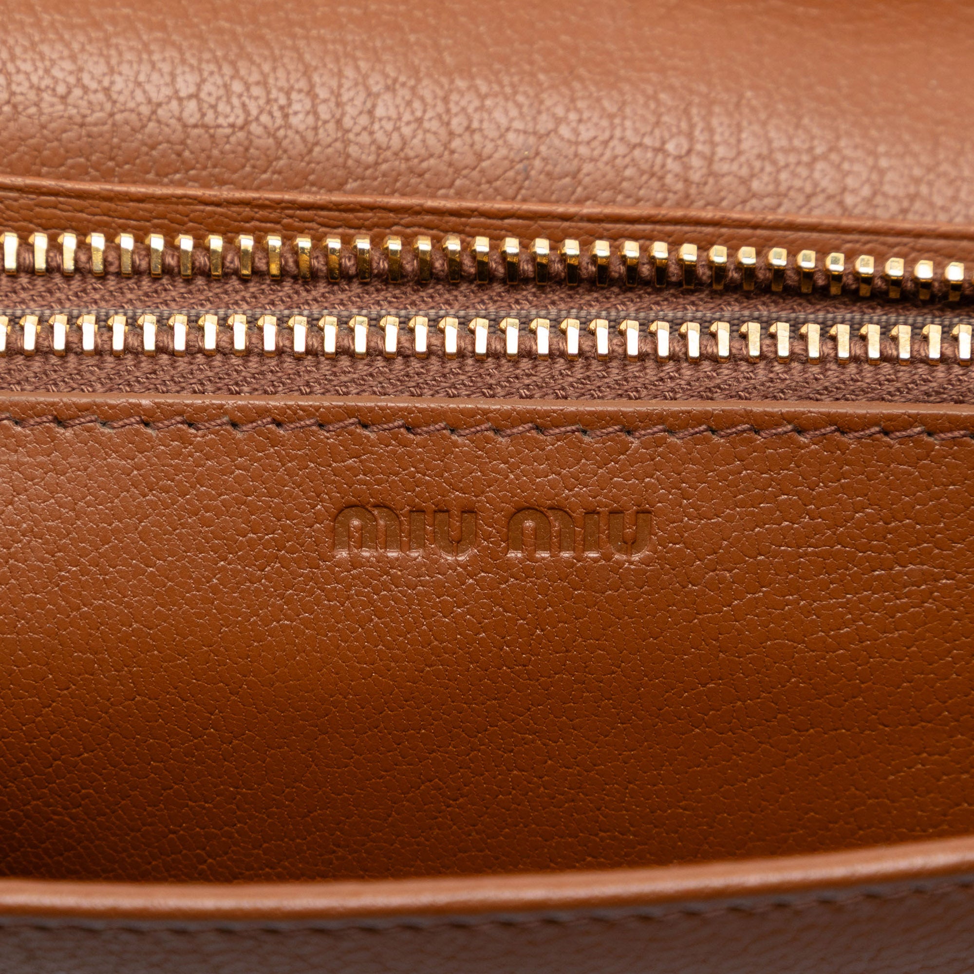 Studded Goatskin Madras Lux Wallet On Chain - Image 5