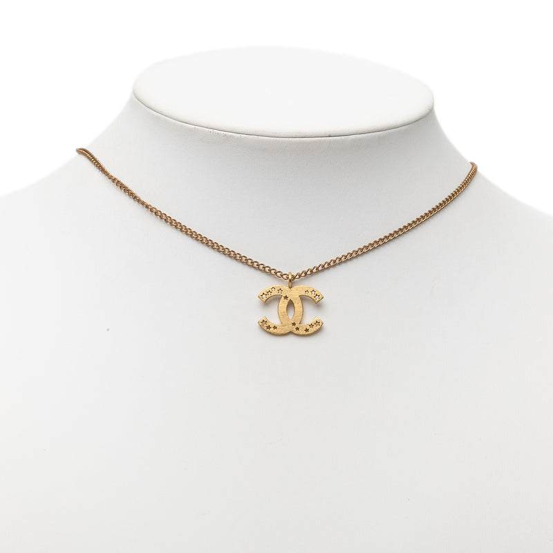 CC Gold Plated Star Cutout Pendant Necklace - Image 5